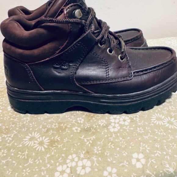 Timberland Women's 6 Chukka Ankle Boots Gore-Tex Waterproof Brown Leather - Picture 5 of 10